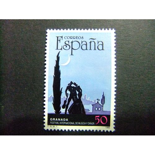 35 Espagne 1988 / 37ème Festival De Musique Et Danse À Grenade / Edifil 2952 Mnh Yvert 2567 Mnh