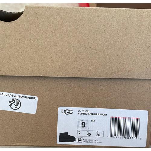 Ugg Classic Ultra Mini Platform Black - 40