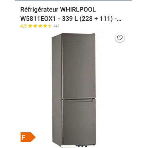 Refregirateur avec congélateur bas