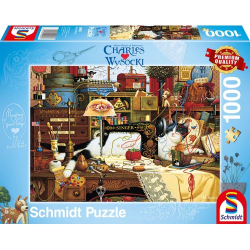 Puzzles Maggie La Bordélique, 1000 Pcs