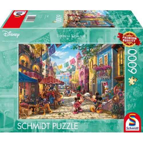 Puzzles Disney, Mickey & Minnie In Mexico, 6000 Pcs