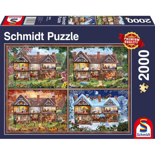 Schmidt Spiele Maison Des 4 Saisons, 2000 Pcs