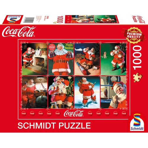 Puzzles Coca Cola - Santa Claus, 1000 Pcs