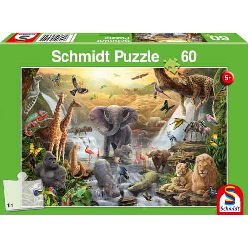 Puzzles Animaux En Afrique, 60 Pcs