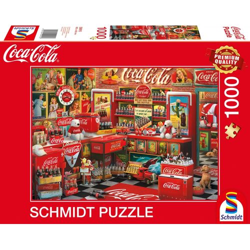 Puzzles Coca Cola Nostalgie, 1000 Pcs