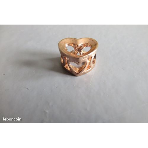 Charm 212 Coeur Argent Doré Amore & Baci