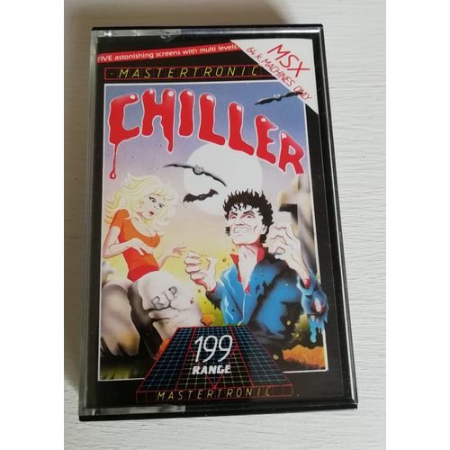 Chiller (Jeu Cassette Msx) Mastertronic 1985, Complet Avec Boitier Et Notice D'origine Imprimée Sur La Jaquette Intérieure, Rare
