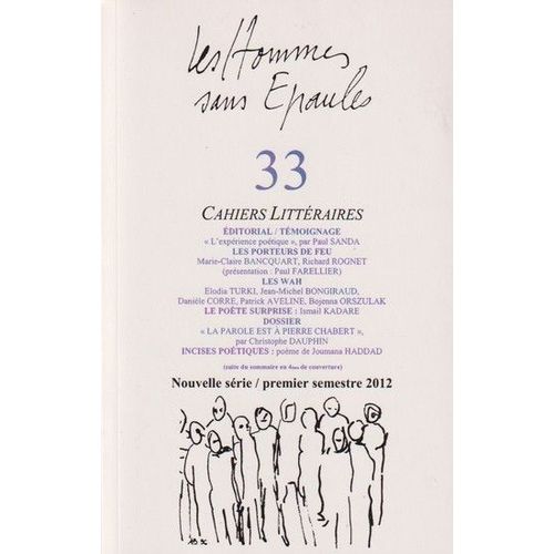 Les Hommes Sans Épaules N° 33 Pierre Chabert, Marie-Claire Bancquart, Richard Rognet
