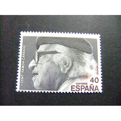 35 Espagne 1987 / Ramon Carande Historien Et Économiste / Edifil 2882 ** Yvert 2519 Mnh