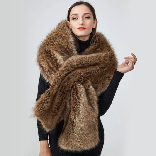 JaneVini-Châles en Fausse Fourrure Blanche pour Femme,Cape de Mariage,Veste de Patients de ix