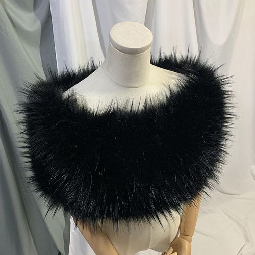 châle De Mariage en fourrure blanche pour femme,veste De mariée,couleur noire,idéal pour une fête,collection hiver 2022