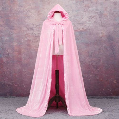 Cape Longue En Velours Everak À Capuche Pour Adultes,Costume De Vampire Wicca,Costume De Sorcière Médiévale,Robe Verte,Noire,Rouge,Halloween,Carnaval,Combat De Pourim