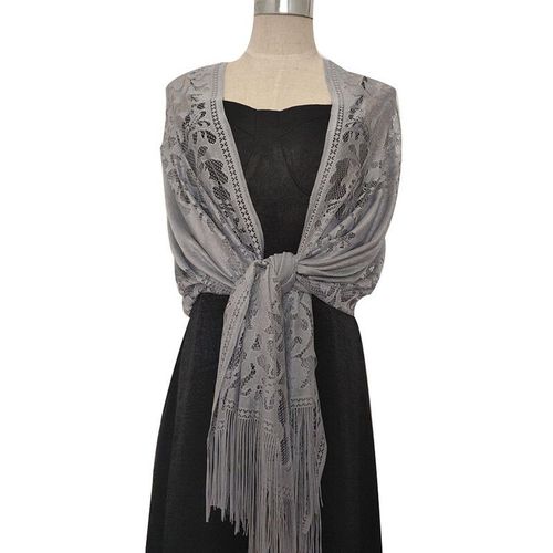 AnXin SH-Robe de soirée en dentelle à fleurs blanches,châle de mariée,robe de demoiselle d'honneur,châle noir,fête,quepink,creux,beige,dentelle rouge