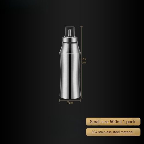 Bocal À Huile Domestique En Acier Inoxydable 304,Étanche Avec Couvercle,Bidon D'huile De Grande Capacité,Carafe De Stockage De Cuisine,Bouteille De Carburant