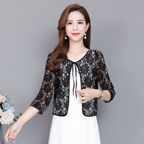 Veste De Patients À Manches Sulfen Dentelle Pour Femme,Châle Enveloppant,Robe De Soirée,Rouge,Noir,Blanc 