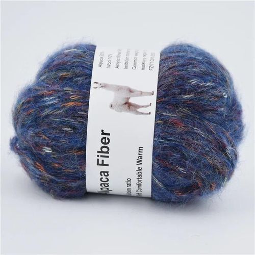 Fil De Laine Épais En Alpaga,Tricot À La Main,Chaud,Coloré,Aiguille,Crochet,Écharpe,Pull,Acrylique,5 Pièces = 250g #L