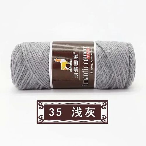 Fil De Laine Épais Tissé À La Main,1 Pièce,100g/Balle,Écharpe,Alpaga,Tricot À L'aiguille,2 Brins,Bricolage #W