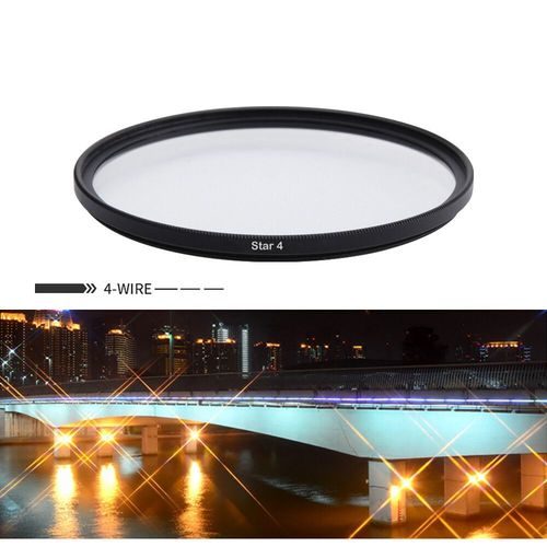 Filtre Macro 37/40. Filtre d'objectif pour appareil photo DSLR,5/43/46/49/52/55/58/62/67/72/77/82mm,gros plan 2/4/8mm,pour Canon,Nikon,Sony,accessoires - Type Star 4X-77mm