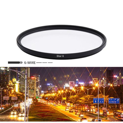 Filtre Macro 37/40. Filtre d'objectif pour appareil photo DSLR,5/43/46/49/52/55/58/62/67/72/77/82mm,gros plan 2/4/8mm,pour Canon,Nikon,Sony,accessoires - Type Star 6X-55mm