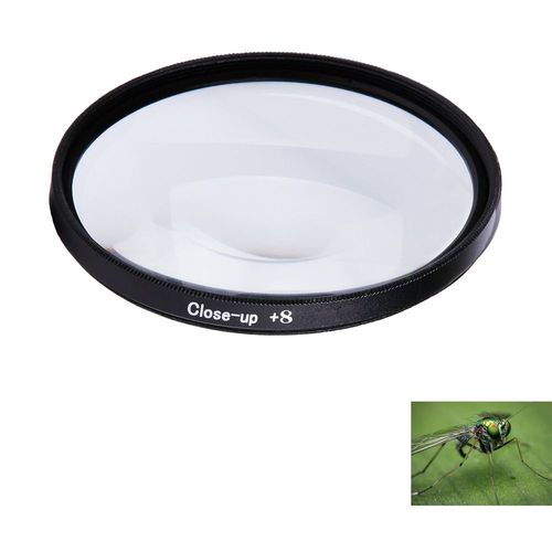 Filtre Macro 37/40. Filtre d'objectif pour appareil photo DSLR,5/43/46/49/52/55/58/62/67/72/77/82mm,gros plan 2/4/8mm,pour Canon,Nikon,Sony,accessoires - Type 8x-40.5mm