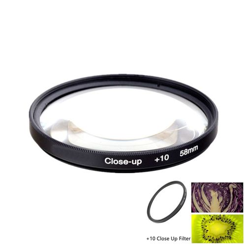 Filtre de gros plan Macro + 1/2/4/8/10,pour Canon,Nikon,Sony 37/40. Sac pour appareil photo DSLR,5/43/46/49/52/55/58/62/67/72mm,densité neutre 77mm - Type Close Up 10X-62mm