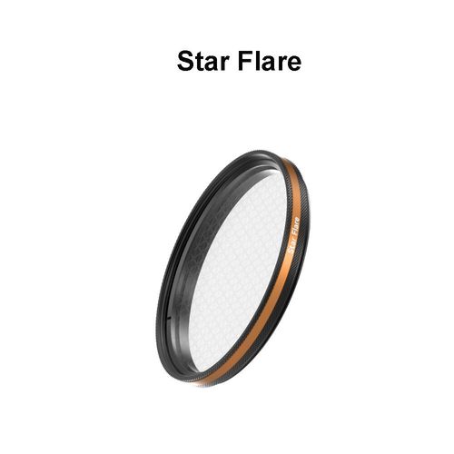 Fotorgear-Kit de filtres universels pour téléphone,58mm,filtre ND variable CPL Star pour smartphones,iPhone,Huawei,Xiaomi,Samsung - Type Star Flare