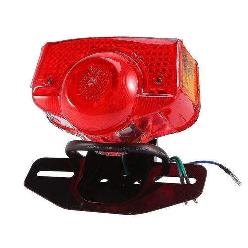 Ensemble De Feu Arrière De Frein De Moto Avec Ampoule Pour Ct70 Ct90 Ct125 Xl70 Cl70 Cl90 Jialing Jh70
