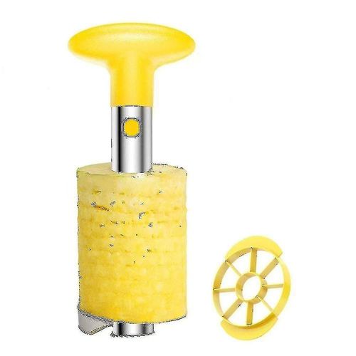 Éplucheur D¿Ananas Et Trancheuse De Coupe-Carotte Outil De Fruits En Acier Inoxydable