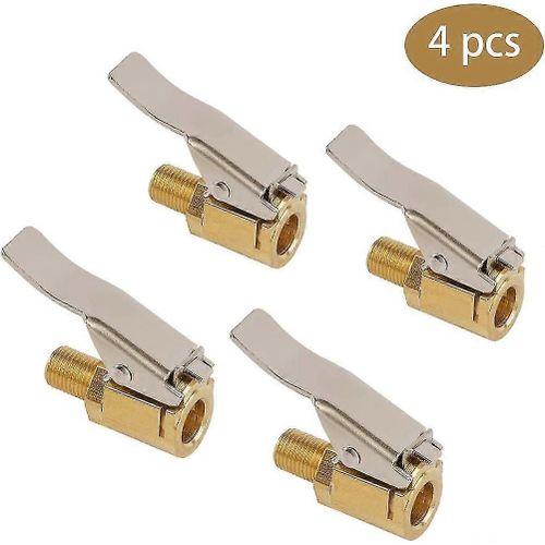 Nirvana Pièce 8mm Adaptateur De Valve De Pneu De Voiture, Mandrin D¿Air Gonfleur Pompe Valve Clip Clamp Connecteur Adaptateur, Raccord Pour Compresseur Pneumatique En Laiton, Pour 8 Ho
