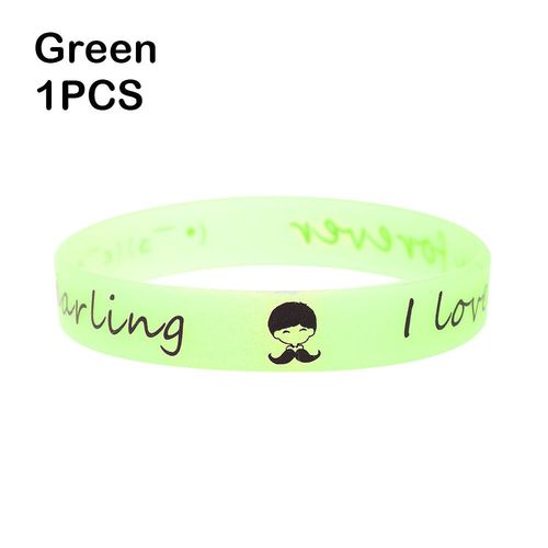 Bracelet Manchette De Sport En Caoutchouc Shoous Never Give Up Pour Hommes Et Femmes,Bijoux De Mode,Cadeaux Joncs,1pc