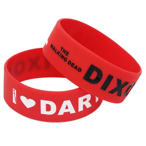 Bracelet Large En Silicone I Love Daryl Dixon,Bracelet En Caoutchouc Débossé,Fréquence De Marche De Gérthe Movie,Bracelets Cadeaux,Bijoux,Sh113,1pc