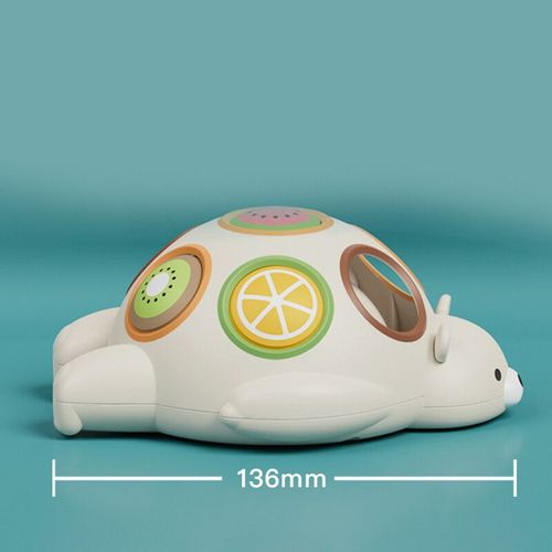 Jouets Interactifs Montessori Dos Pour Tout-Petits,Fruits,Jeux Assortis,Cadeaux Pour Enfants,0 À 24 Mois - Type Stf00464