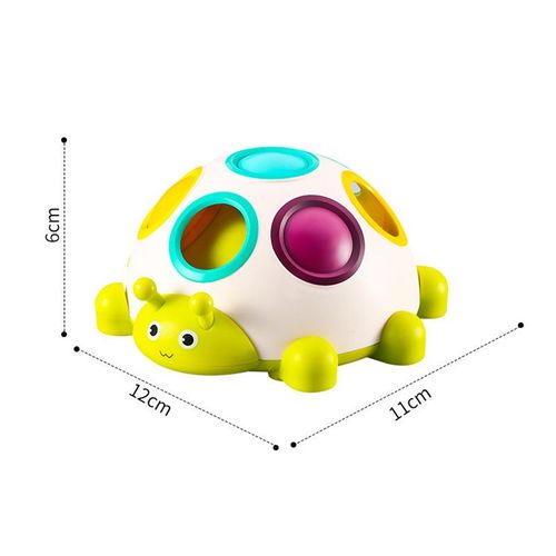 Jouets Interactifs Montessori Dos Pour Tout-Petits,Fruits,Jeux Assortis,Cadeaux Pour Enfants,0 À 24 Mois - Type Stf00jiachong