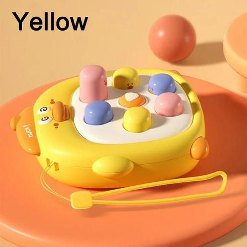 Souris De Plumeau En Pressant La Musique Pour Enfants,Plumeau,L'hypothèse,Terrain De Jeu,Taupe,Coordination ?il-Main,Jouet,Pincer Le Doigt,1 Pièce - Type Yellow #B