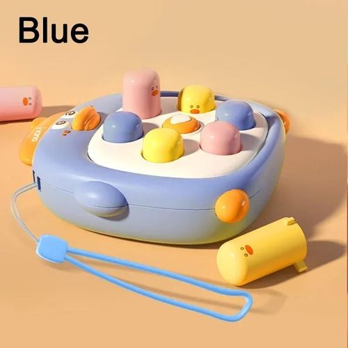 Souris De Plumeau En Pressant La Musique Pour Enfants,Plumeau,L'hypothèse,Terrain De Jeu,Taupe,Coordination ?il-Main,Jouet,Pincer Le Doigt,1 Pièce - Type Bleu #C