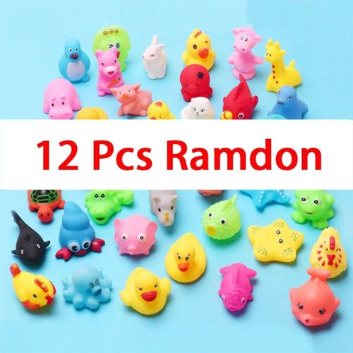 Oligletter-Puzzle De Bain Pour Enfants,Ramassage Canard Et Poisson,Cours De Natation,Mécanisme Mécanique,Grenouille,Jouets Aquatiques Pour Bébés - Type 12 Pcs