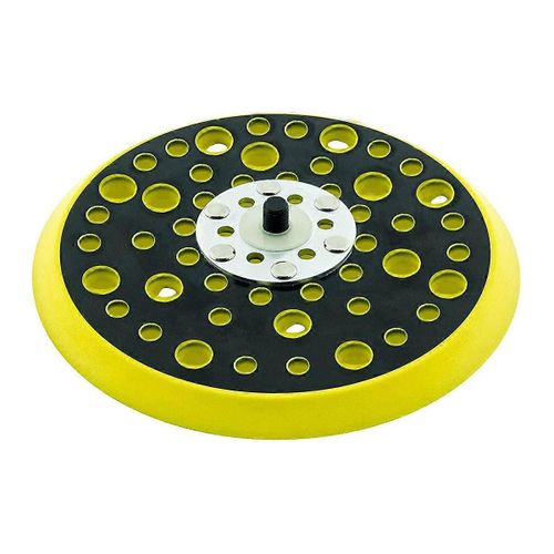 150mm 5/16 Fil 52 Trou Densité Moyenne Aléatoire Orbital Ponceuse Crochet & Boucle Plateau De Support Compatible avec Mirka CEROS DEROS