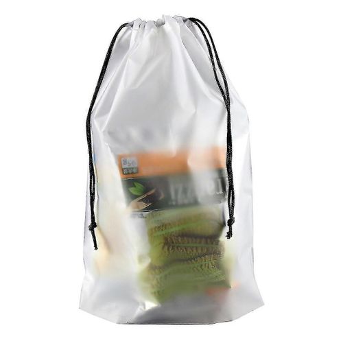Sac À Chaussures 20 Pièces, Sac De Rangement À Cordon De Serrage, Sac Givré Transparent
