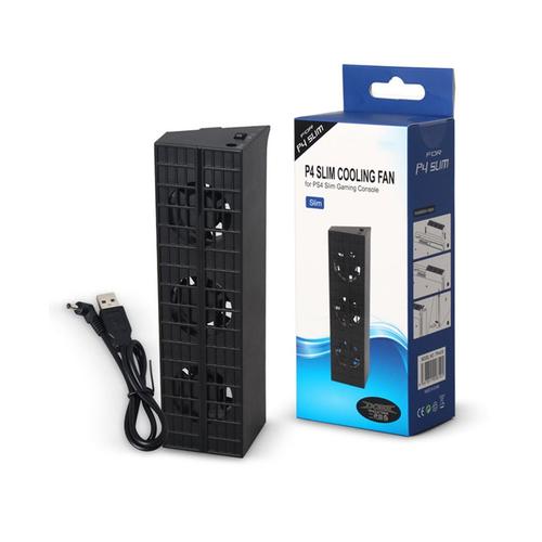 Ventilateur De Refroidissement Externe Usb Mince Pour Console De Jeu, Capteur De Température Automatique, Refroidisseur Solitaire Pour Ps4