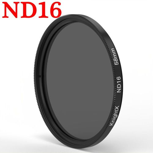 KnPackage X-Filtre d'objectif croisé CPL UV Star pour appareil photo reflex numérique,appareil photo Nikon Pentax,ligne 4/6/8,52/55/58/62/67/72/77 - Type [ND16]-62mm