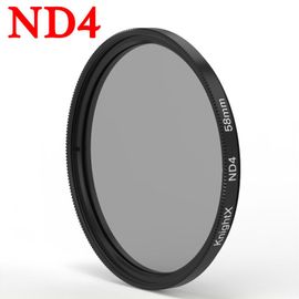 KnPackage-Filtre d'objectif UV pour Olympus Canon Eos 2000d,appareil photo X,58mm,67mm,72mm,77mm,49mm,52mm,55mm - Type [ND4]-49mm