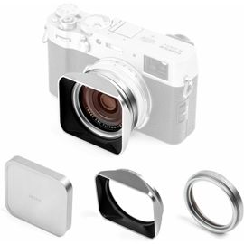 NiSi-Kit de filtre UV pour,capuchon d'objectif,X100,X100S,X100F,X100T,X100V - Type silvery