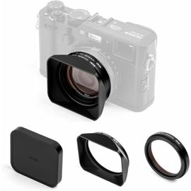 NiSi-Kit de filtre UV pour,capuchon d'objectif,X100,X100S,X100F,X100T,X100V - Type black