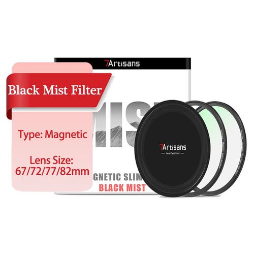 Ensemble de filtres circulaires magnétiques pour objectif d'appareil photo,filtres de protection,accessoires de photographie,67mm,72mm,77mm,82mm,7artisans Charactera - Type Magnetic Black Mist-82mm