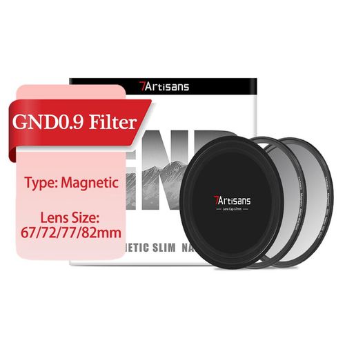 Ensemble de filtres circulaires magnétiques pour objectif d'appareil photo,filtres de protection,accessoires de photographie,67mm,72mm,77mm,82mm,7artisans Characteract - Type [Magnetic GND0.9]-72mm
