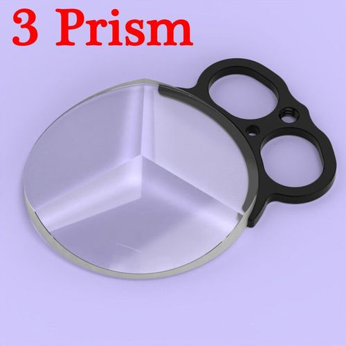 KnPackage-Filtre d'objectif à effets spéciaux prisme X3,accessoires d'appareil photo pour téléphone IL eos Sony Nikon D5300 - Type 75mm 3 Prism