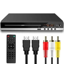Lecteur DVD HD 1080P,CD/EVD/VCD haute définition,câble AV et sortie USB avec télécommande pour soirée karaoké à domicile - Type HD 1080P-EU