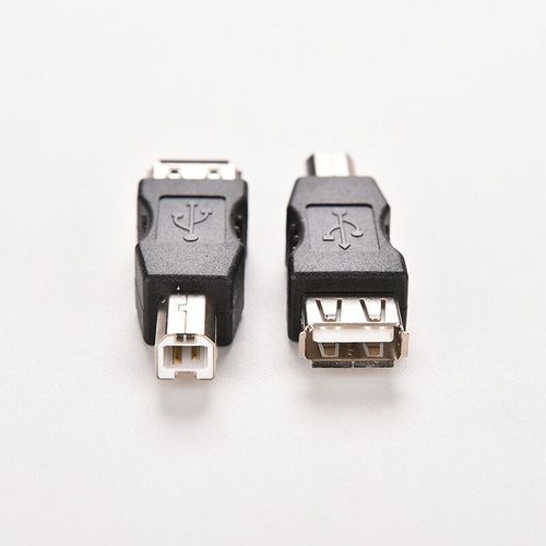 Adaptateur USB Type A femelle vers USB Type B mâle,convertisseur pour imprimante USB,carré du joint de transfert public,1 pièce - Type Cable Conector