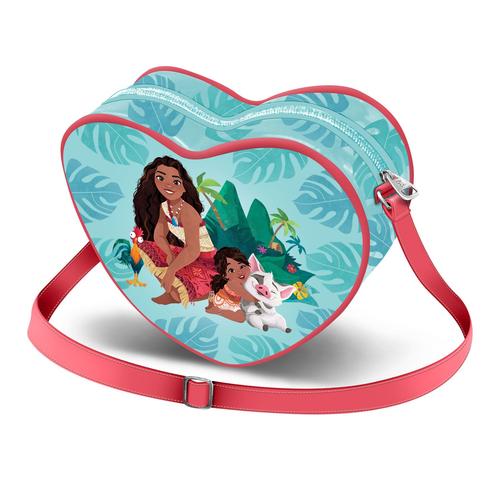 Sac à Bandoulière Coeur Casual - Disney Vaiana Family - Bleu - Taille Unique