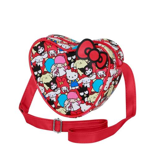 Sac à Bandoulière Coeur Casual - Hello Kitty Friends - Multicolore- Taille Unique